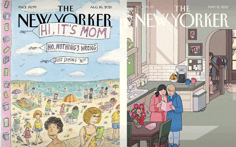 Les couvertures fête des mères du New Yorker