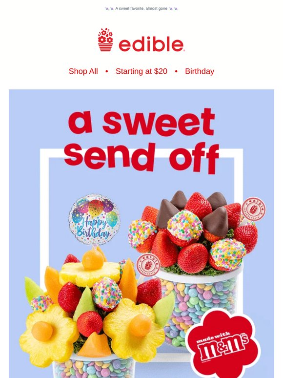 Last call to try Edible x M&M'S®