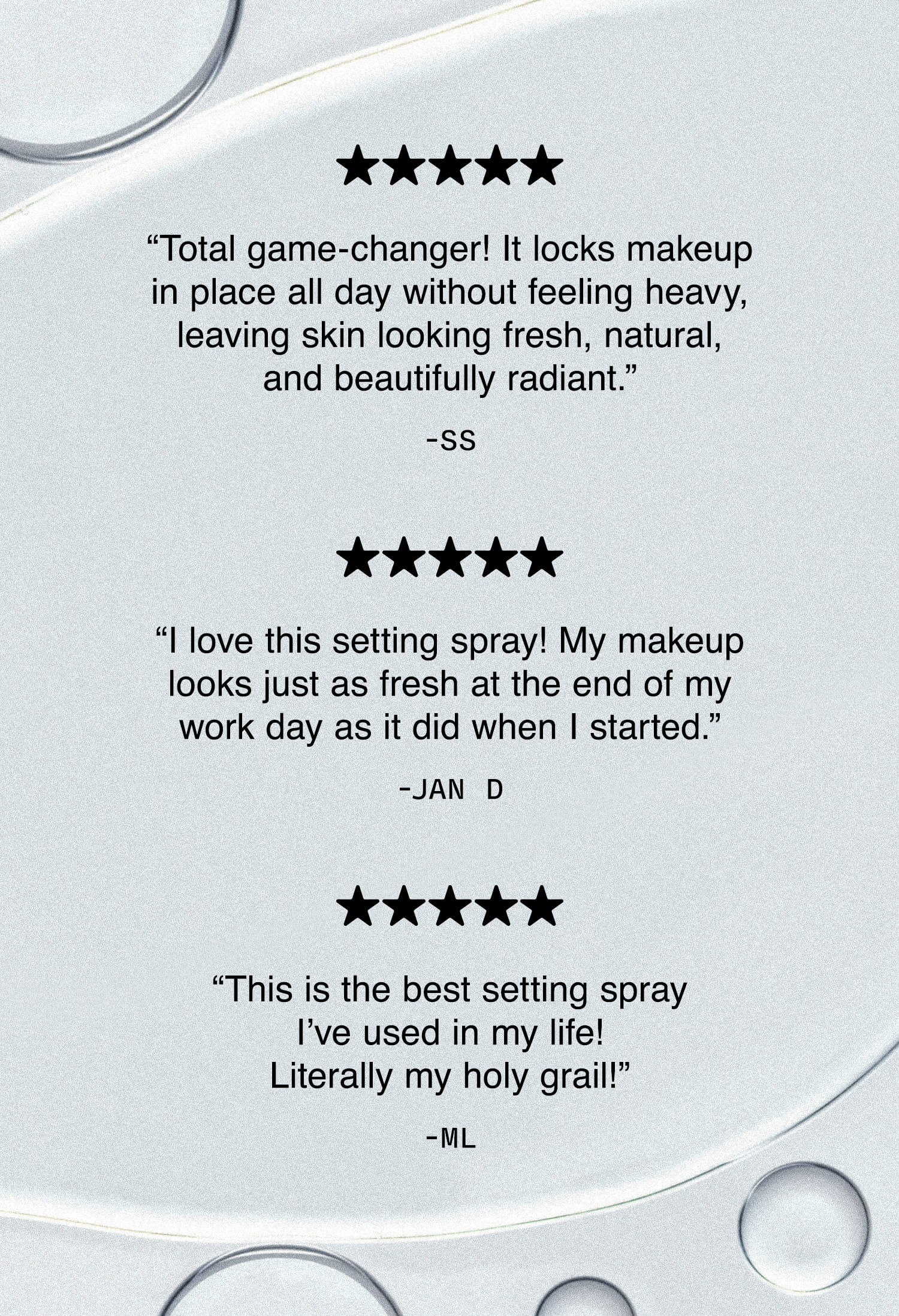 Five-star reviews 