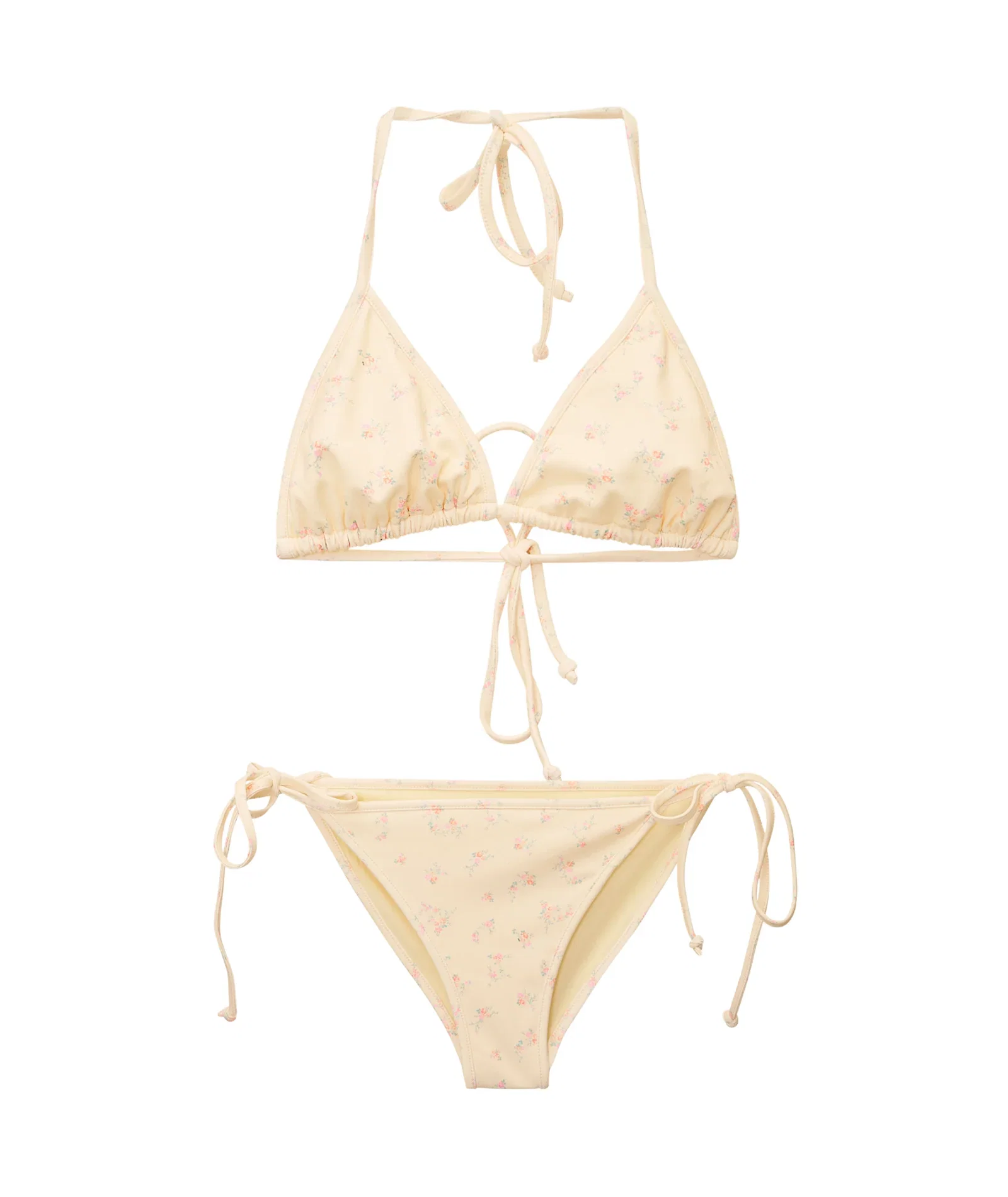 Image of Love Shack Fancy Tween Dannie Bikini Lemon Haze