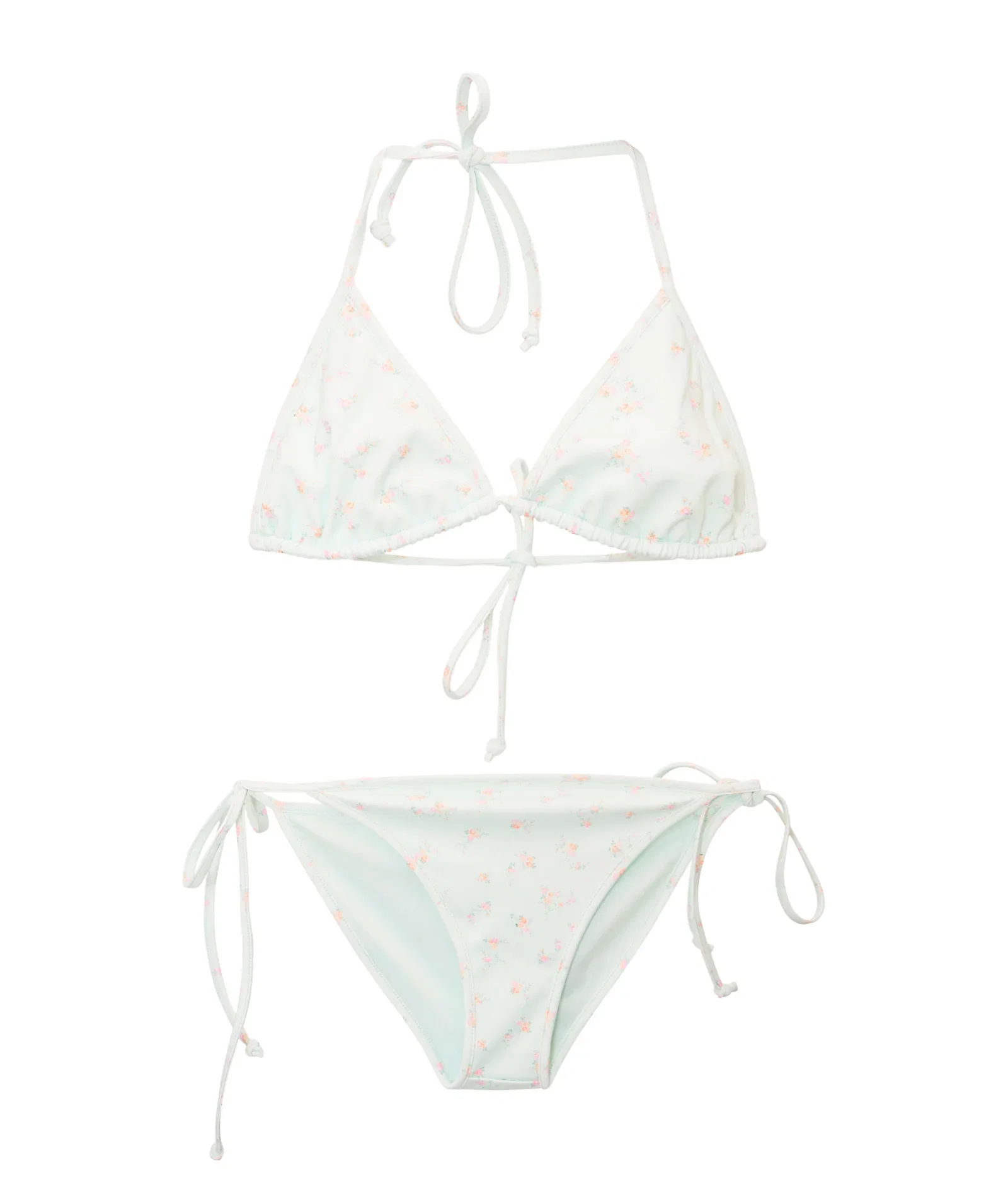 Image of Love Shack Fancy Tween Dannie Bikini Celadon Drift