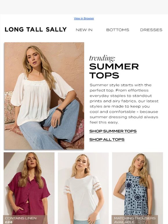 Just Arrived: All NEW Summer Tops