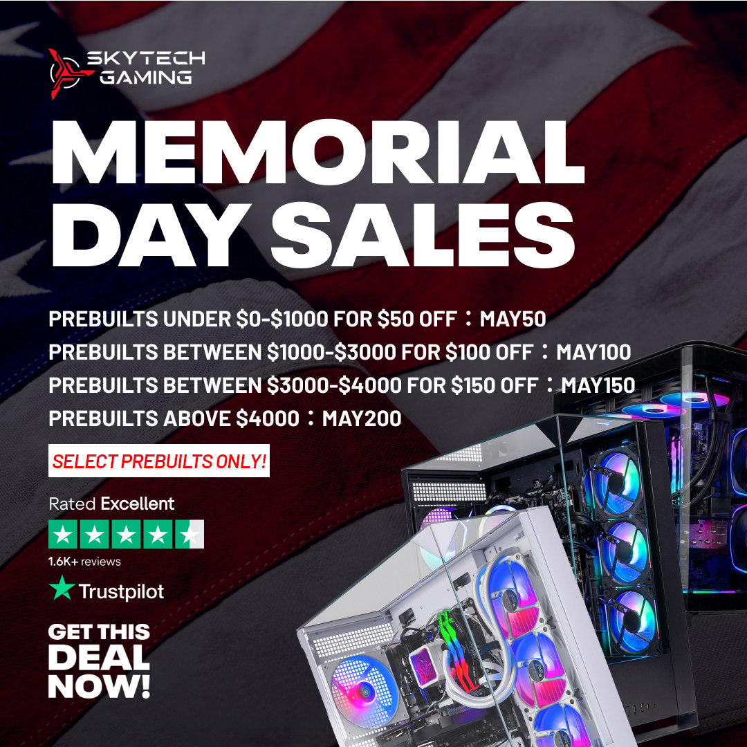 a computer with the words memorial days on it