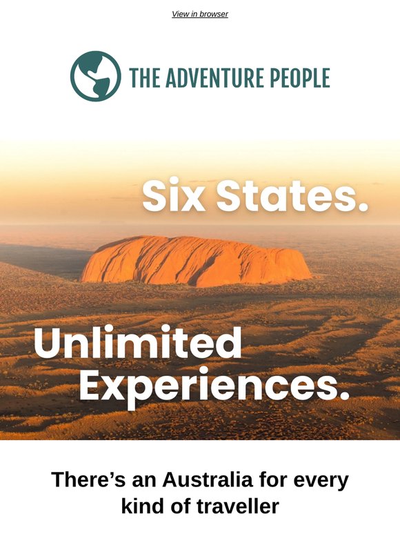 Six States. Unlimited Experiences. Which Australia Will You Choose?