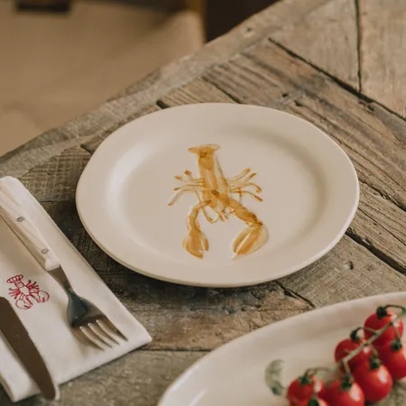 Lobster Stoneware Plate