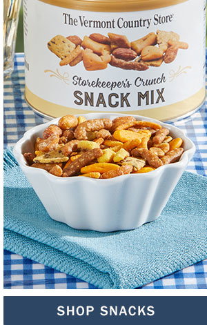 Shop Snacks. Vermont Country Store Storekeepers Crunch Snack Mix, 14 Ounce Canister