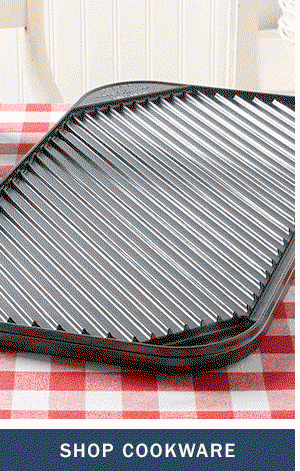Shop Cookware. Two Burner Reversible Grill and Griddle