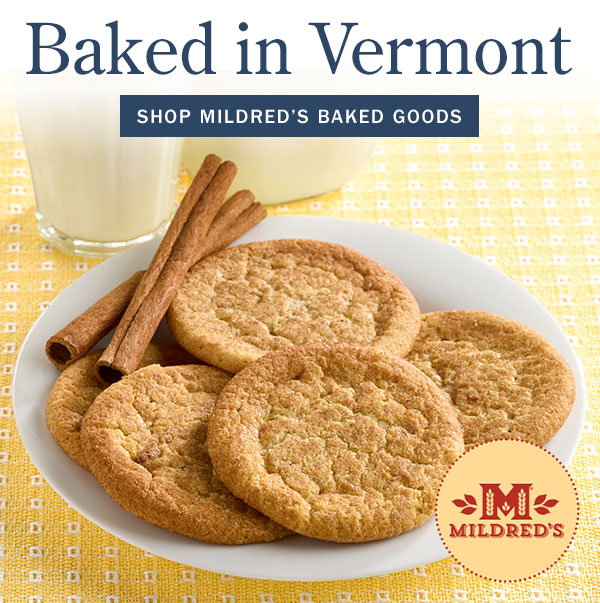 Baked in Vermont. Shop Mildred's Baked Goods. Classic Snickerdoodle Cookies by Mildred's Baked Goods, One Dozen