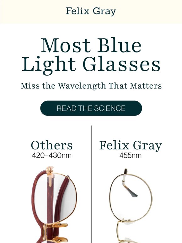 Why most blue light glasses miss the mark