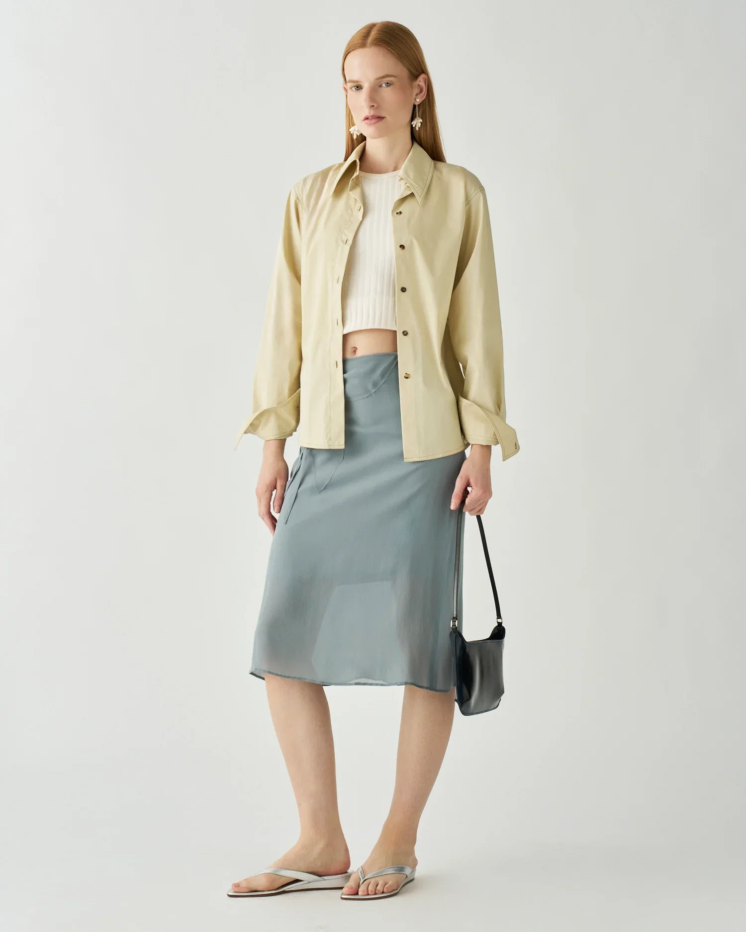 Image of Robyn Shirt Cotton Poplin Butter
