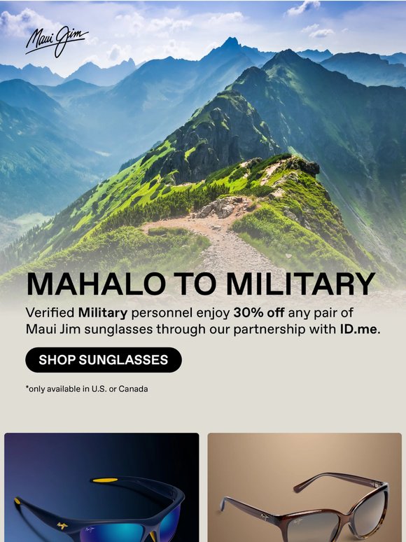 Celebrate Military Appreciation Month With 30% Off