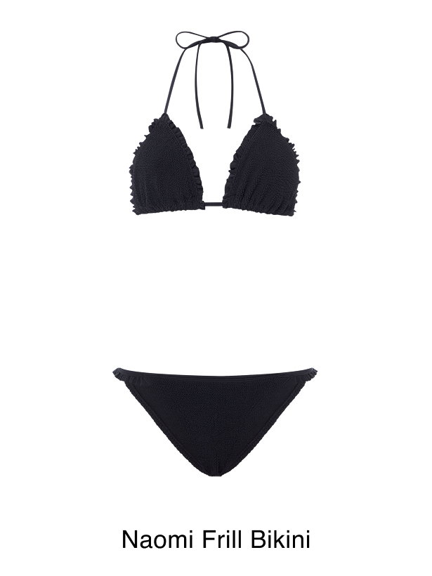 Naomi Frill Bikini Black