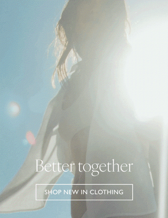 Better together. Shop new in clothing