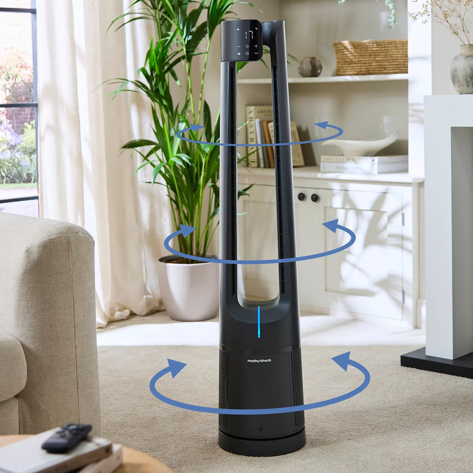 Flexi Freeze 42 inch Bladeless Tower Fan and Air Purifier