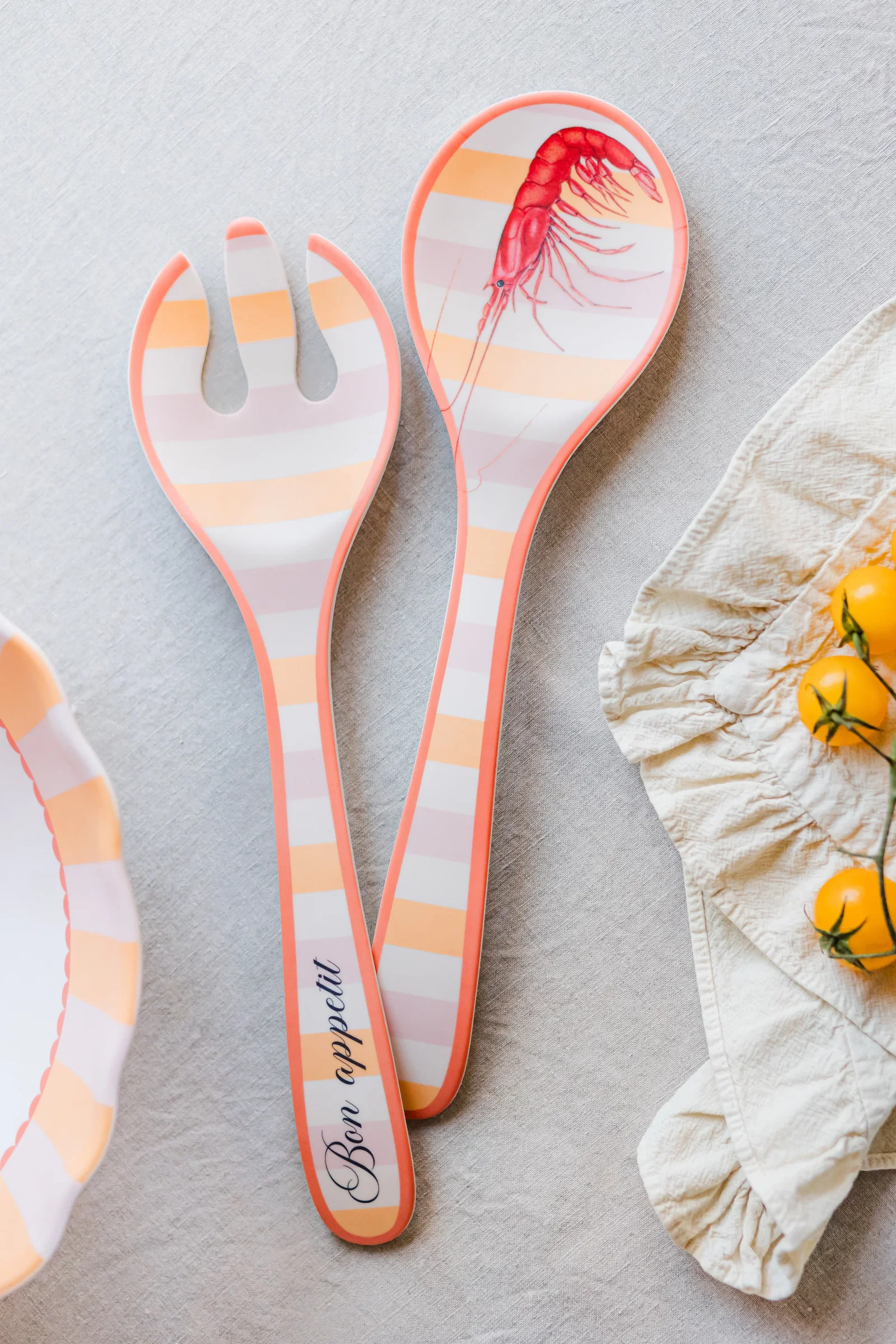 Image of Yvonne Ellen Animal Melamine Salad Servers
