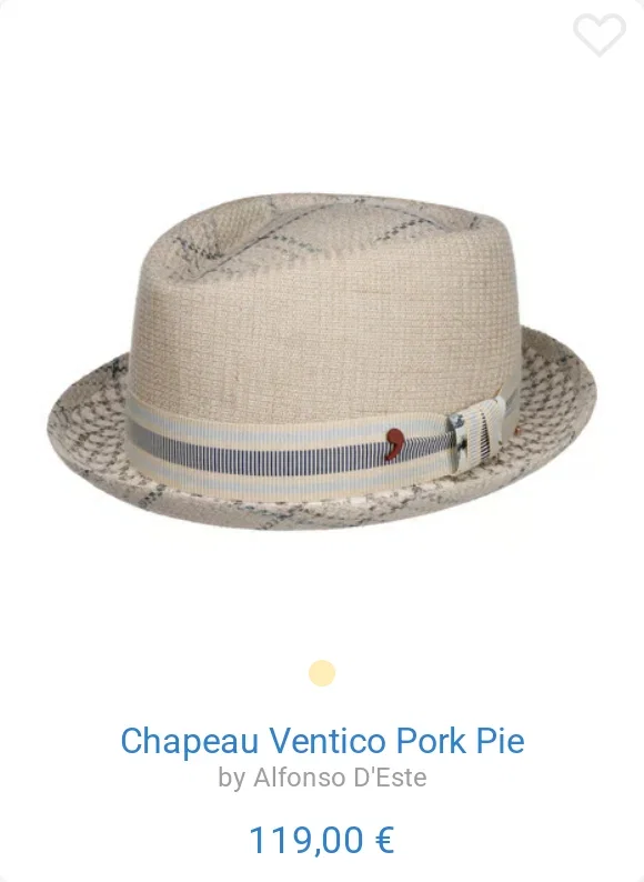 Chapeau Ventico Pork Pie by Alfonso D'Este