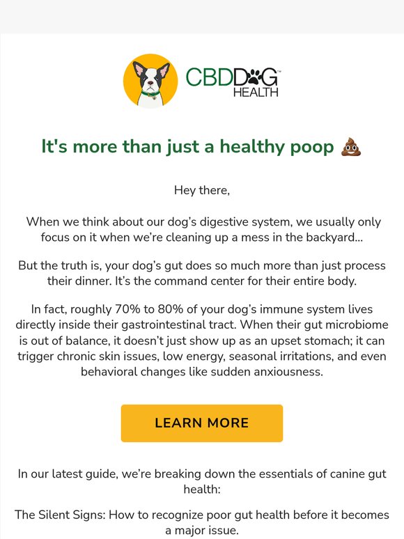 It’s more than just a healthy poop 💩