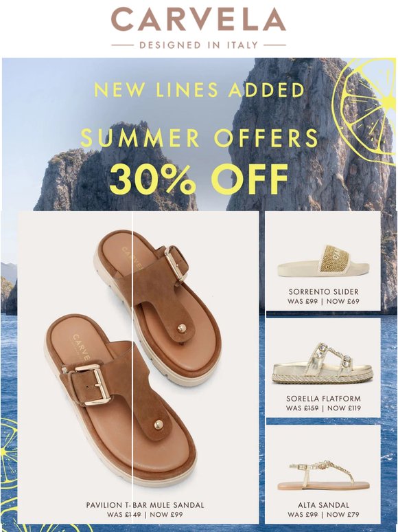 30% Off | More Lines Added