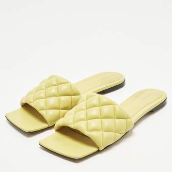 Lido Size 39.5 Yellow Quilted 