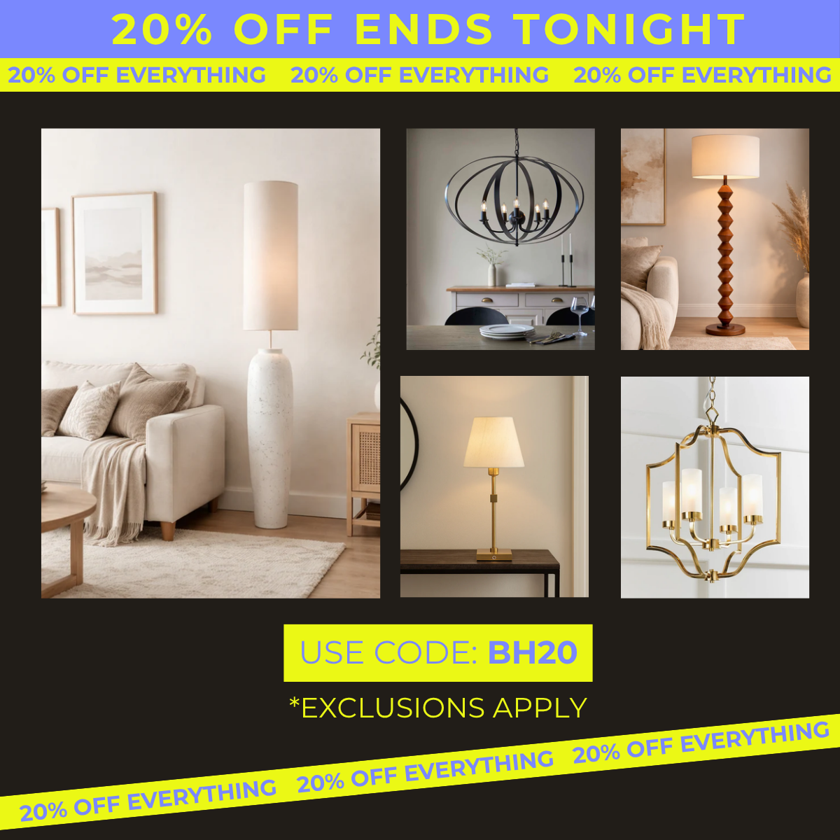 Spend & Save - up to 20% off