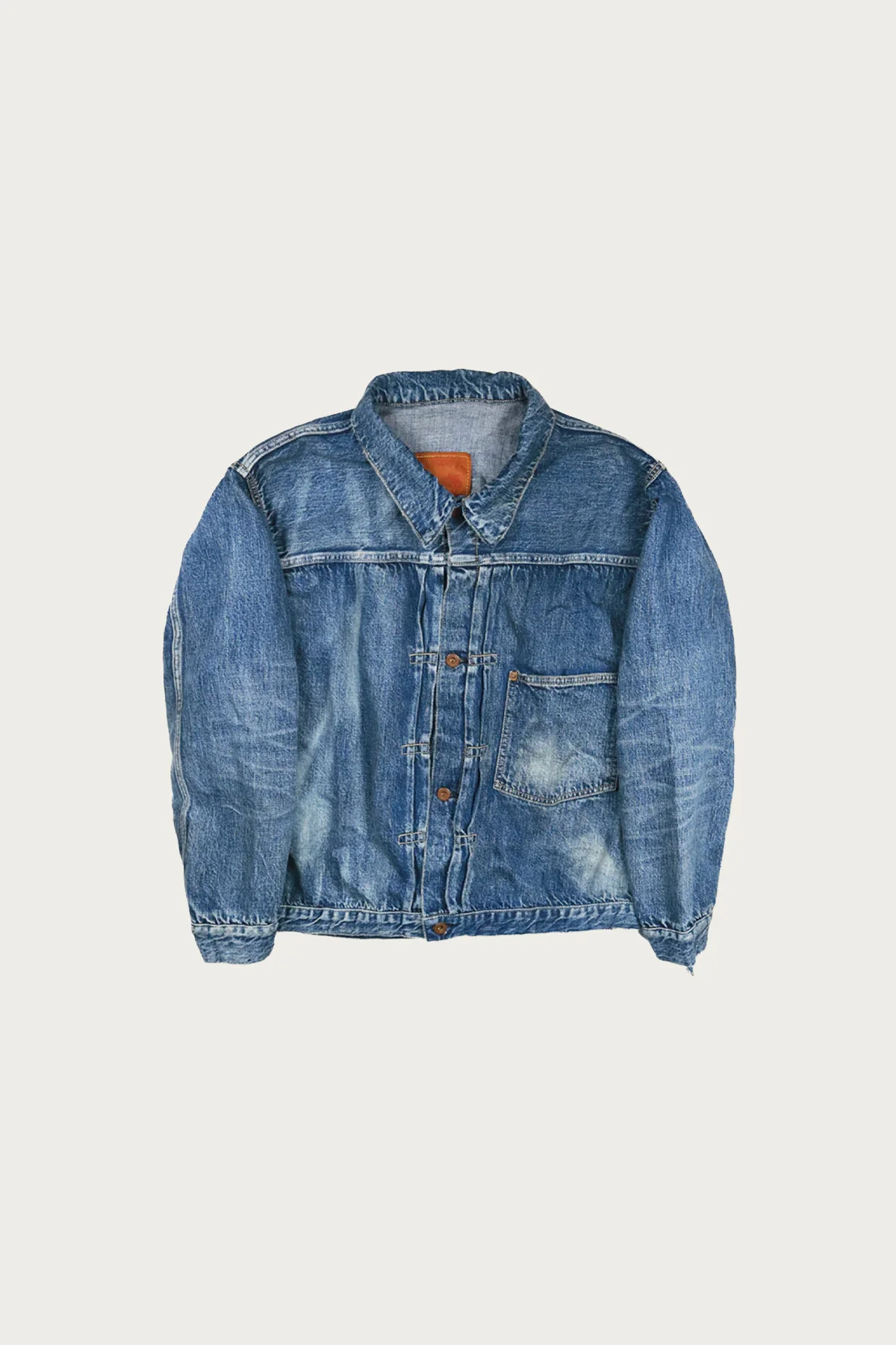 Image of WWII Model 11.5oz Denim Jacket HW Master of Reality - Indigo Blue