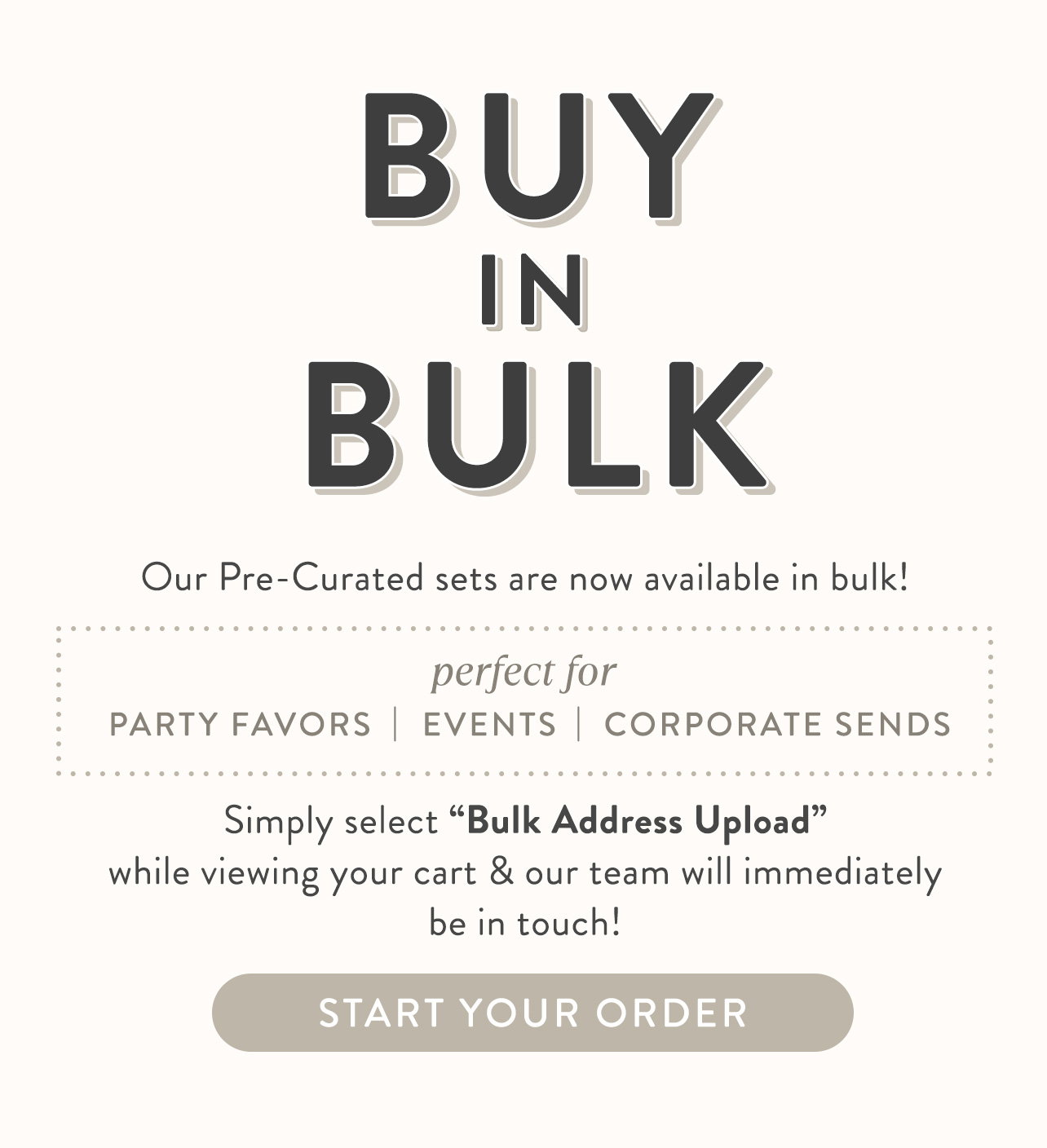 Buy in bulk! 