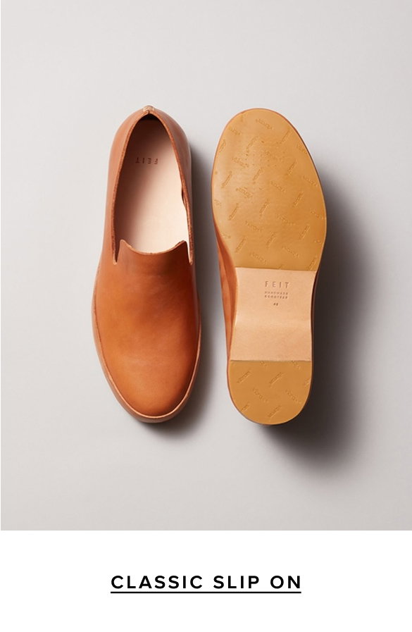slip on tan