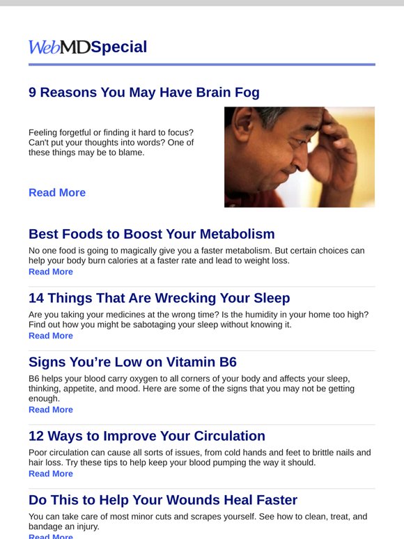 9 Reasons You May Have Brain Fog