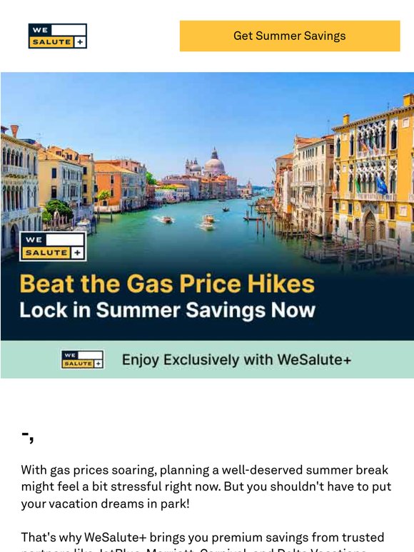 Pack your bags! Massive summer travel savings are officially here