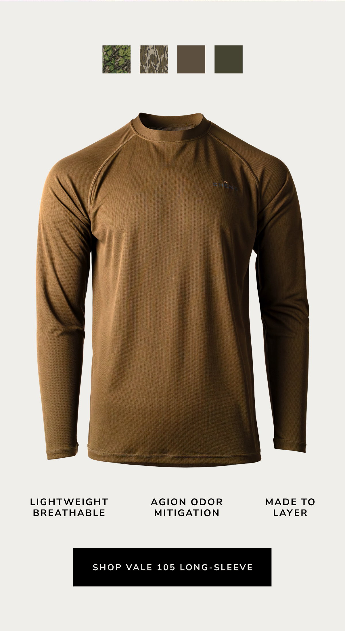 Shop Vale 15 Synthetic Crew L/S