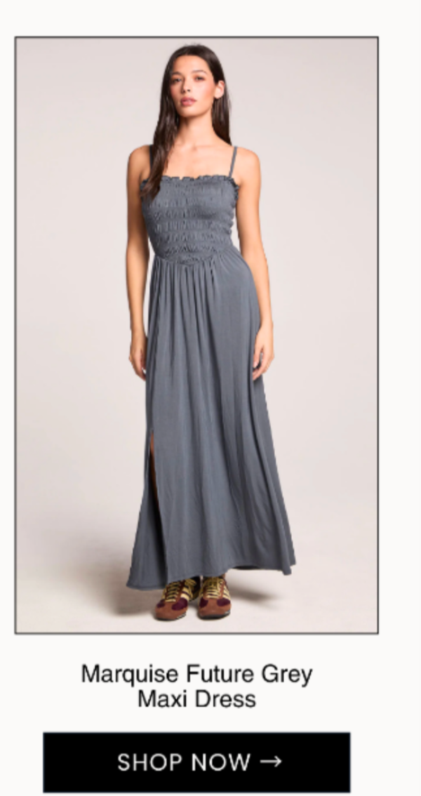 Marquise Future Grey Maxi Dress