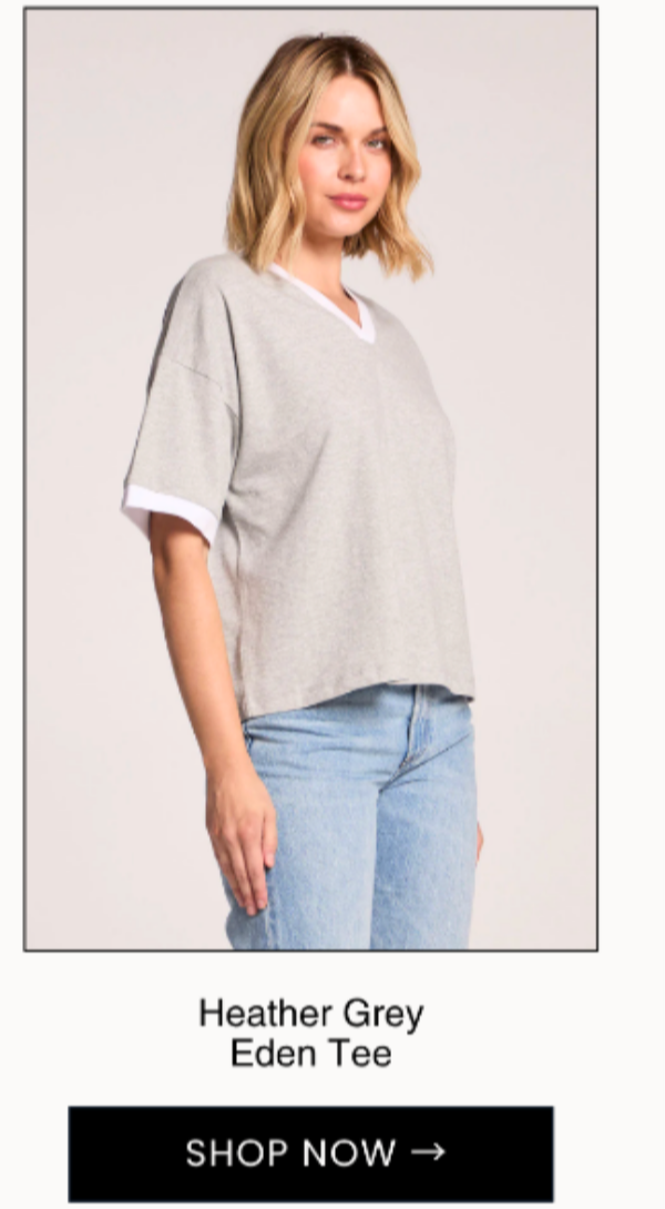 Heather Grey Eden Tee