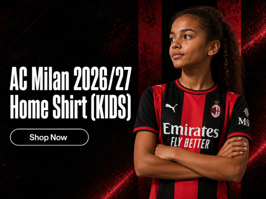 2026-2027 AC Milan Home Shirt (Kids)