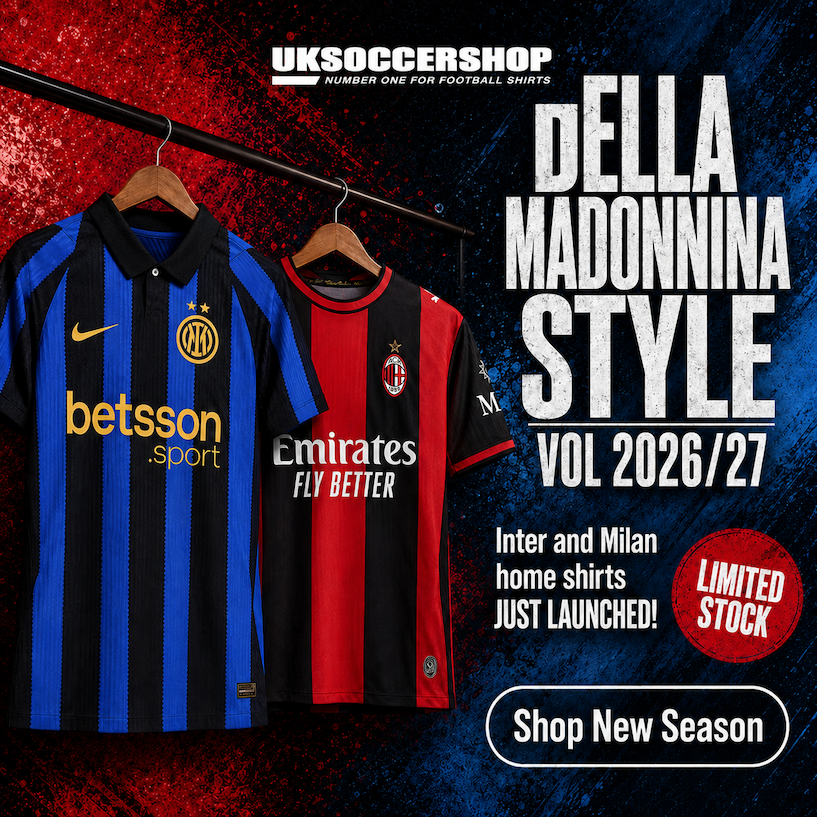 Inter & AC Milan 2026-27 Home Shirts Launched