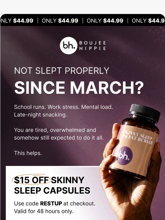 Snag $15 off Skinny Sleep Capsules