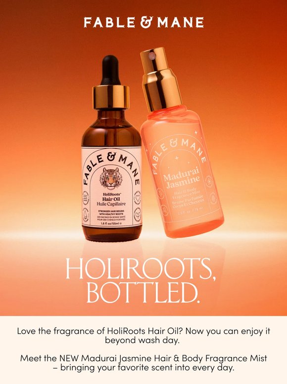 The perfect pairing: HoliRoots Oil & Madurai Jasmine Mist