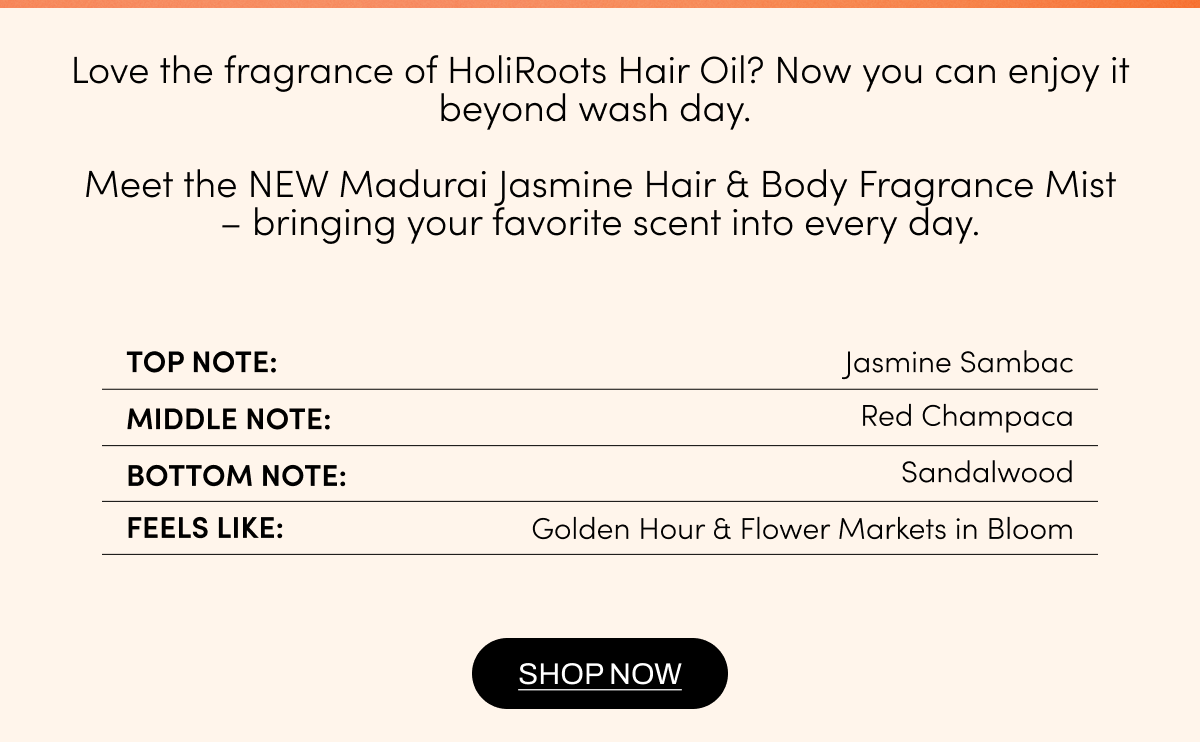 Madurai Jasmine Hair & Body Fragrance Mist