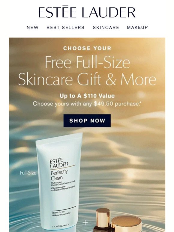 Summer Staples 💖 Free Full-Size Skincare Gift & More, with your purchase.