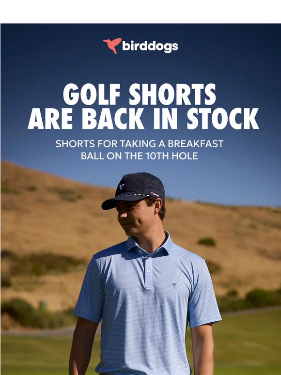 BACK IN STOCK: Golf Shorts
