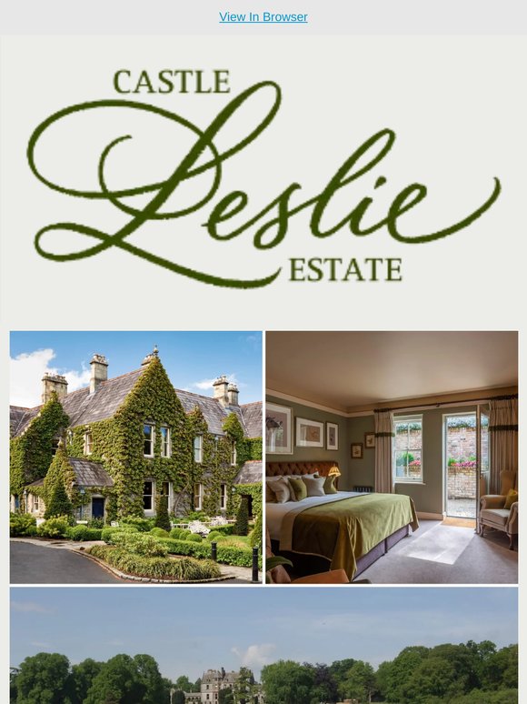 Escape to Castle Leslie Estate this summer from €255 B&B for two!