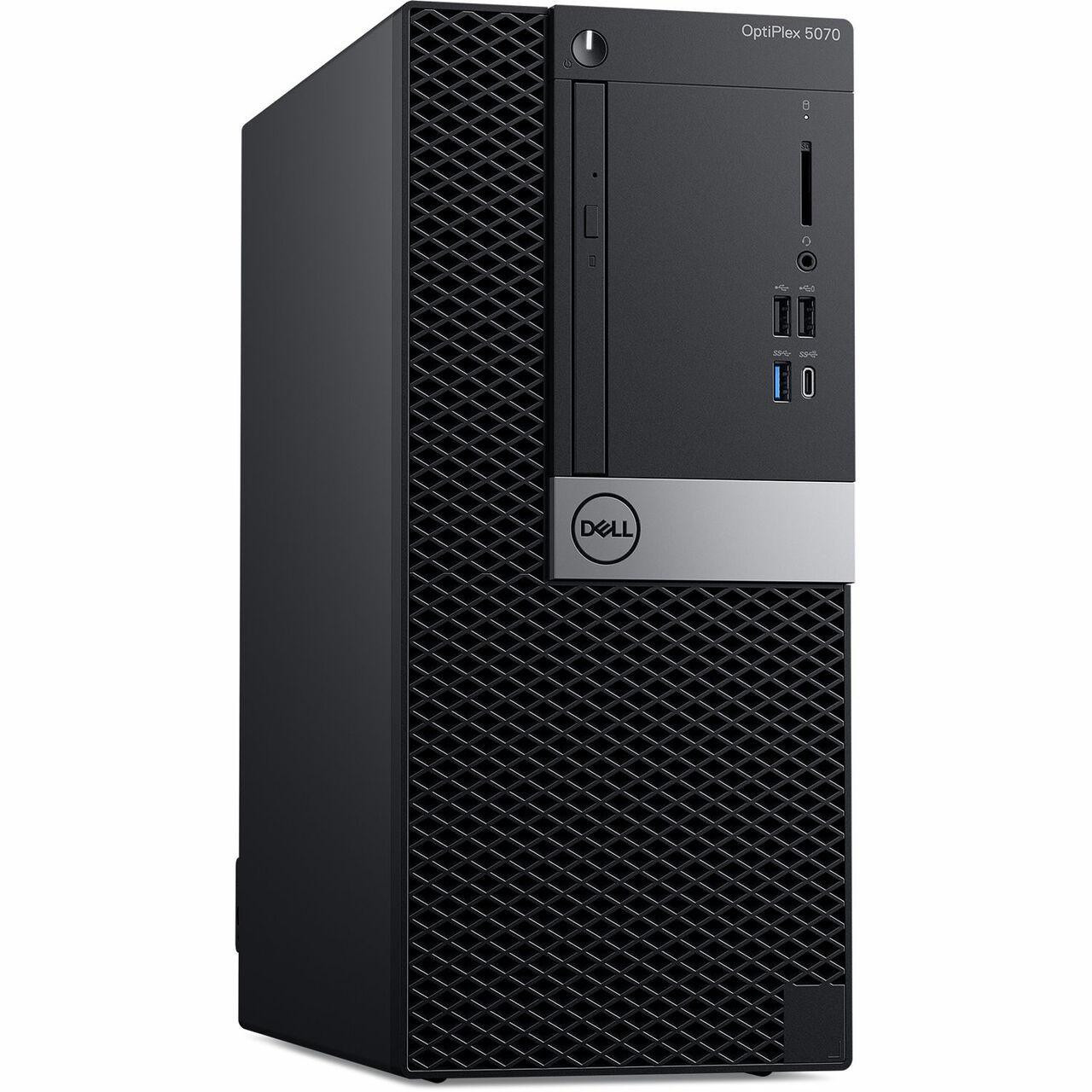 Image of Dell OptiPlex 5070 MT i7 16GB Dual Hard Drives Business Tower PC