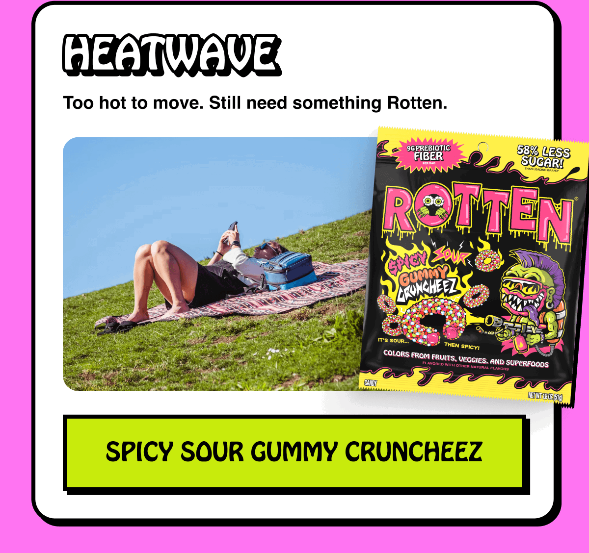 HEATWAVE | Spicy Sour Gummy Cruncheez