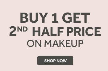 Buy one get 2nd Hal price on make up