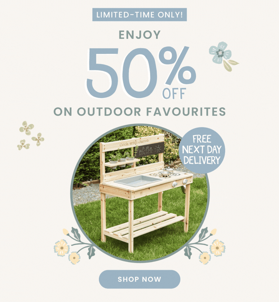 Limited-time only - 50% off outdoor favourites