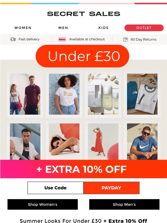 Ultimate Payday Picks - All Under £30