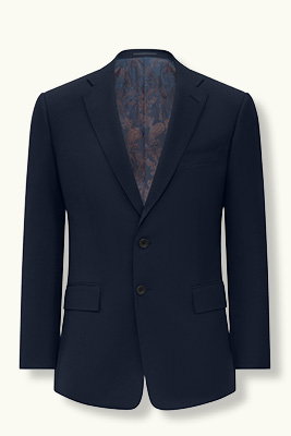 Navy Premium English Wool Suit