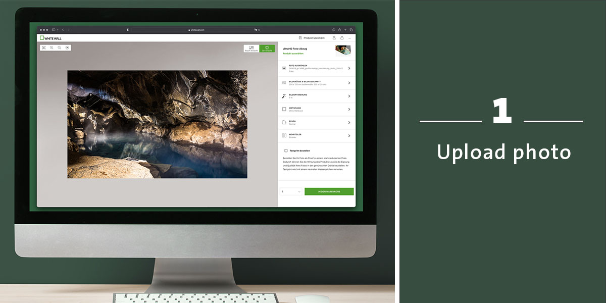 Step 1: Upload photo