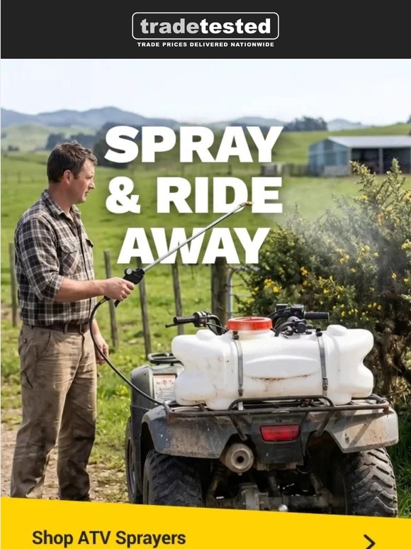 NEW ATV Sprayers 🌱