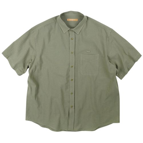 FrizmWORKS OG Dobby Weave Seersucker Half Shirt - Olive