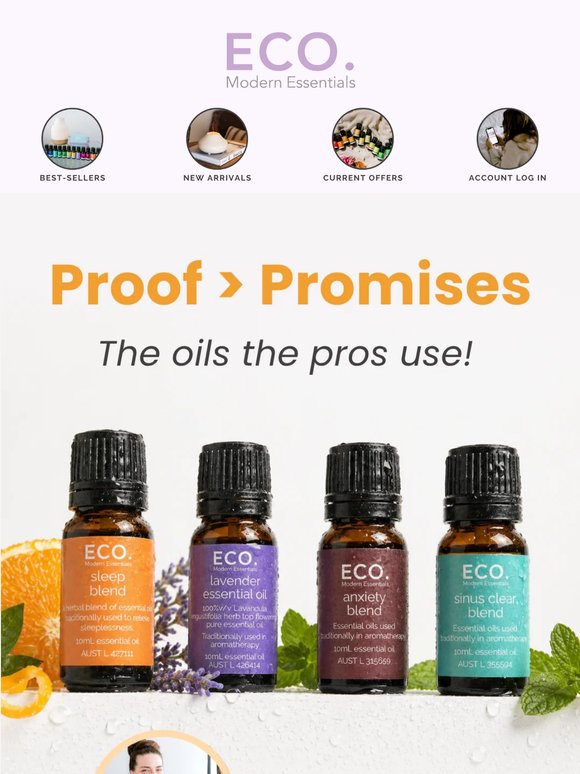 Why Aromatherapists choose ECO